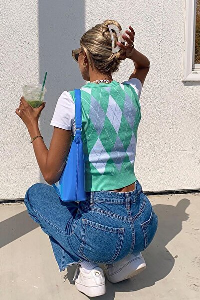 Madmext Mad Girls Mavi Palazzo Jean Mg1289