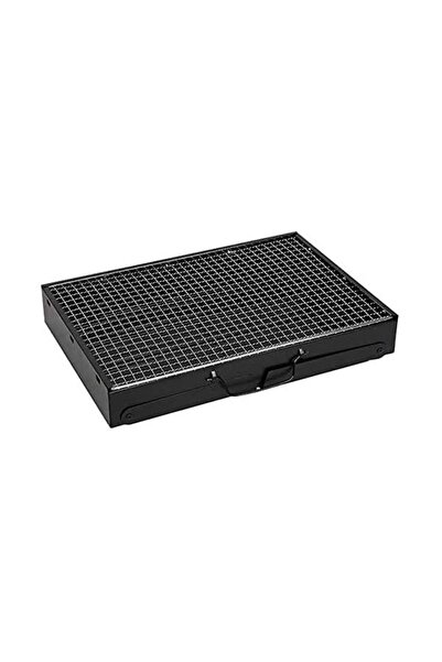 Depox Charcoal Grill, Portable, Stainless Steel, 35x26x20cm, Black