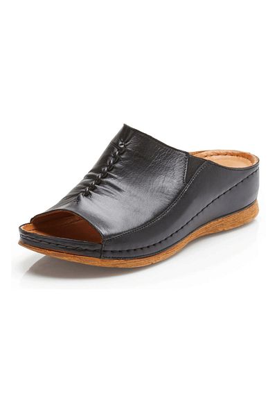 İNZE AYAKKABI Genuine Leather Slippers Model Name: Sola