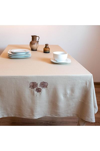 Homelux Fata de masa 130X170 Cm 50% In 40% Bumbac Bej