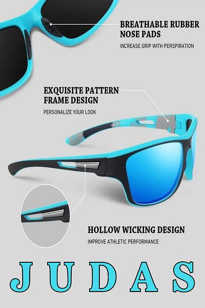 JUDAS G54 Polarized Driving Sports Activity Sunglasses