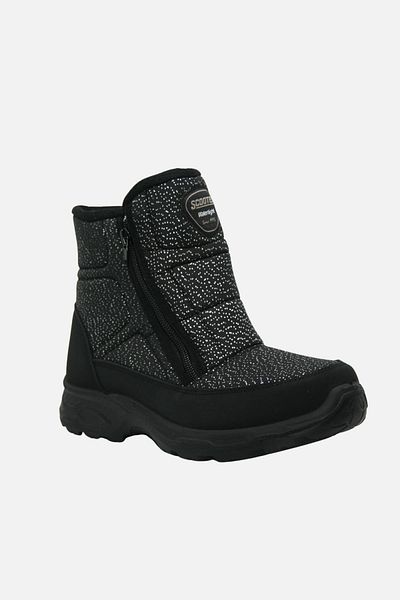 Scooter Z7449Tsq Black Glitter Women's Watertight Snow Boots
