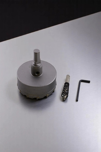 Nms TCT Metal Delme Panç 65 mm Delik Açma Metal Demir Testeresi Adaptörlü 1 Adet