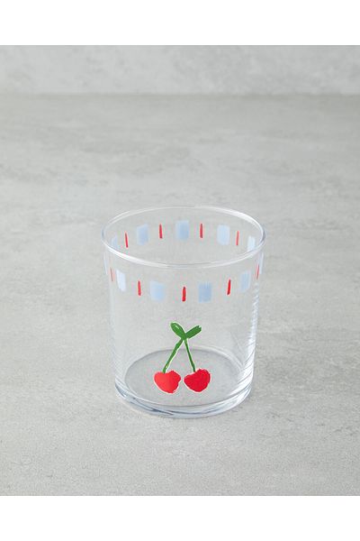 English Home Fruit Glass 2-Piece Glass 380 ml Colorful