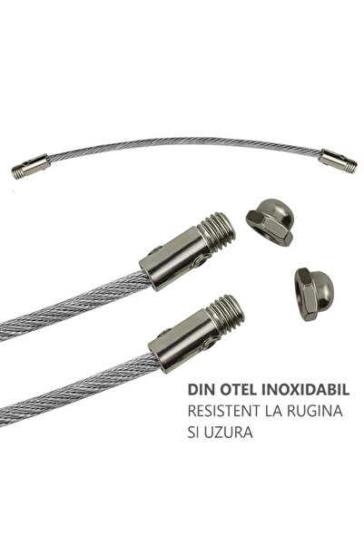 Empria Pachet 4 sisteme ancorare mobila de perete, protectie cutremur, previne rasturnarea mobilei,