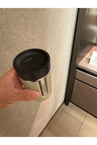 Nespresso Travel Thermos Small, Sage Green 300ml