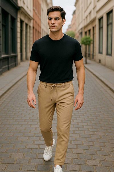 alpike Men's Jagger Pants Elastic Waist Lycra Alpike