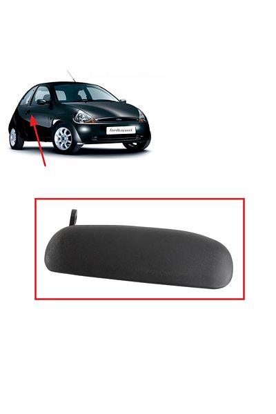 fkoto مقبض باب Ford Ka - مقبض تحرير خارجي لجانب الركاب الأيمن