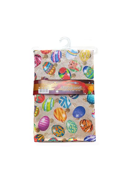 Homelux Tablecloth Easter 100X135 Cm 50% Cotton Multicolor