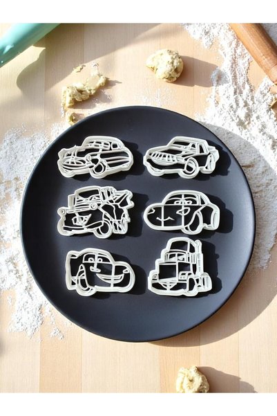tekmation Cars Cars 6 Cookie Cutters, Cookie Cutter