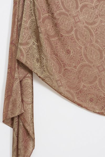 Mooncorn Σάλι Shine Line, μοτίβο Vera και Plum-Salmon