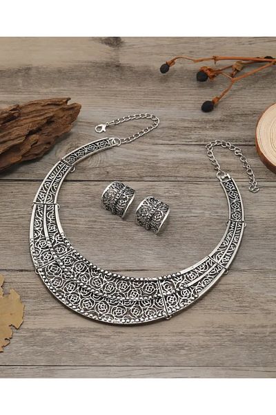 Enanice Elegant Necklace Earrings Set
