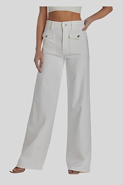 BOSS Kadın Pantolon Beyaz