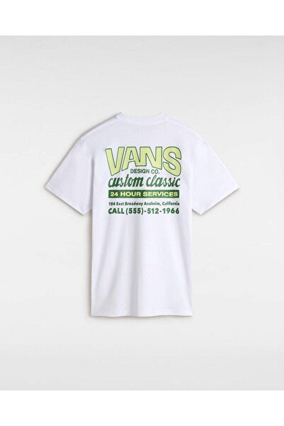 Vans Pánské tričko Shop Front VN000M60WHT1 bílé-XXL