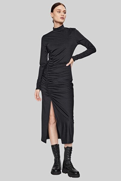 Hugo Boss Slim Fit Kadın Elbise Siyah