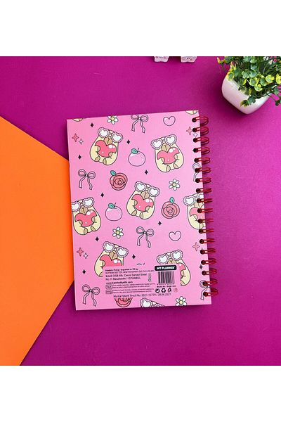 Gift Moda Agenda vorbitoare cu design Capybara Bow