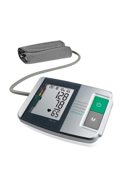 medisana Medisana MTS 51152 Upper Arm Blood Pressure Monitor 60 Memories Automatic Shutoff Oscillometric Silver