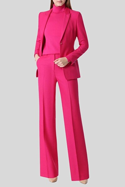 BOSS Kadın Yün Pantolon Pembe