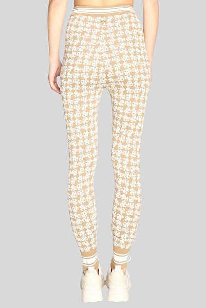 BOSS Kadın Slim Fit Tayt Bej