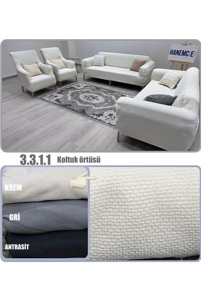 HaNemCe 3.3.1.1 Seat Cover Seat Cover Set Home Textile Sofa Cover