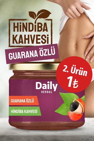 Daily Herbal Guarana Özlü Hindiba Kahvesi 1 Aylık 60 Kullanım 150gr
