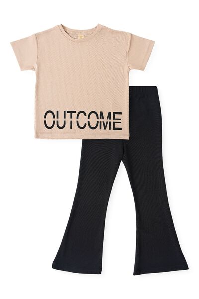 AHENGİM Outcome Printed Tights Set for Girl - Ak2408