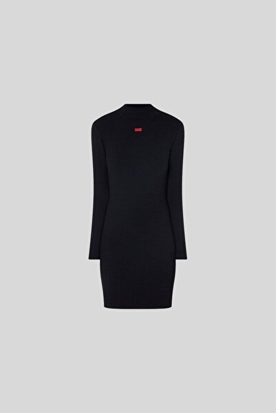 HUGO Slim Fit Kadın Elbise Siyah
