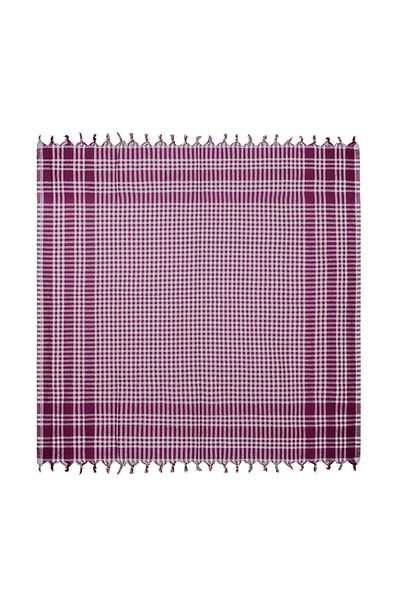 Evidea Soft Plaid Picnic Mat - Claret Red - 165X165 cm