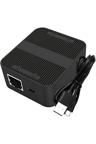 Genel Markalar 4594 RJ45 Ethernet Splitter 1 Giriş 2 Çıkış 100Mbps Hız Çevirici Çoklayıcı