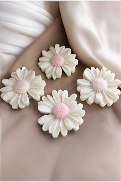 Evremly Home Papatya Mum,Söz Nişan Hediyelikleri,4’lü Set,100% Doğal Soya Wax
