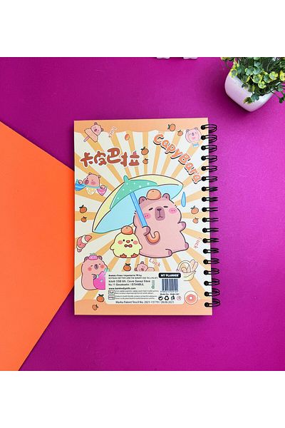 Gift Moda Agenda vorbitoare cu design Lucky Capybara