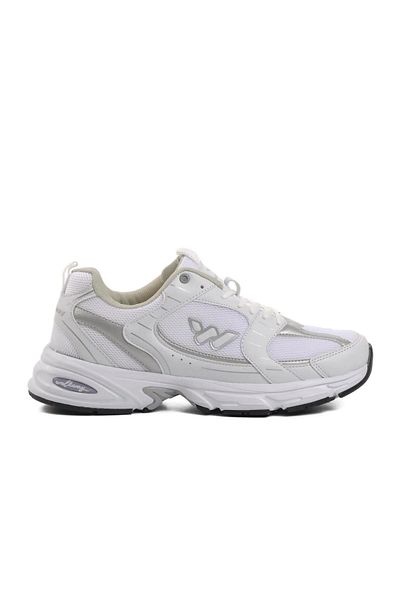 WALKWAY Ανδρικά αθλητικά παπούτσια Run M White-silver – Ελαφρύ, εύκαμπτο και άνετο σχέδιο