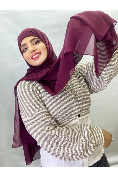 ALADİYAR Bonelli Chiffon Shawl