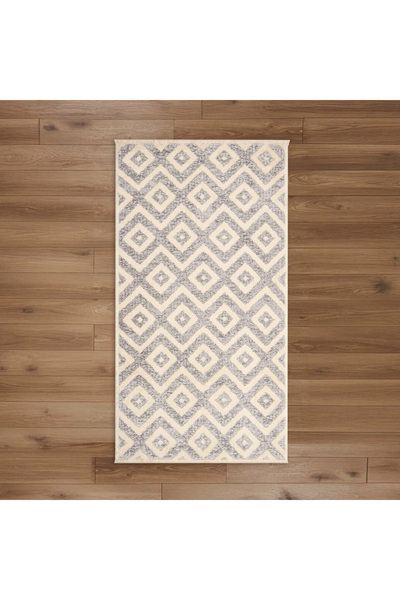 Evidea Soft Lomond Dekoratif Halı - Gri - 80x150 cm