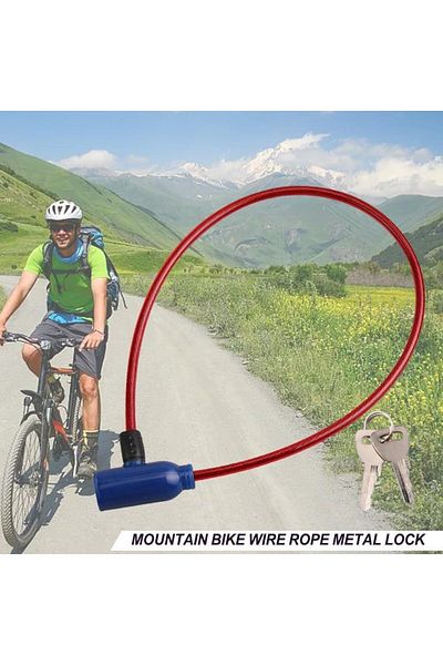 RAMDET Bicycle Lock with Key 60cm Waterproof Bike Scooter Security Lock