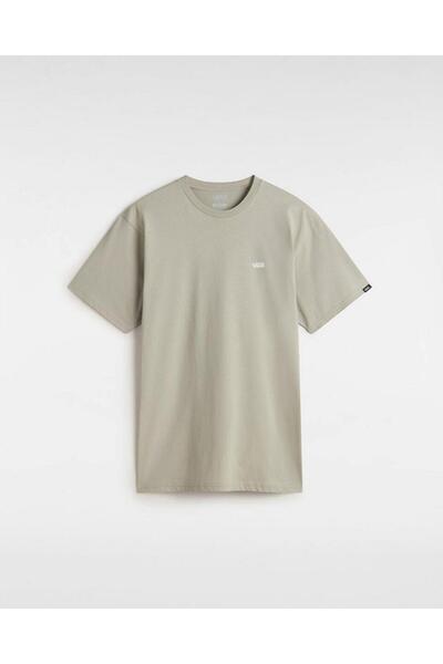 Vans تي شيرت رجالي بشعار على الصدر الأيسر VN0A3CZEZUJ1 رمادي فاتح-XL