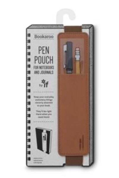 İF Kılıf Bookaroo Pen Pouch Defter Üstü Kalemlik Kahverengi