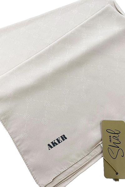 Aker Şal jacquard monogramă - model cocon - 1070500 -983
