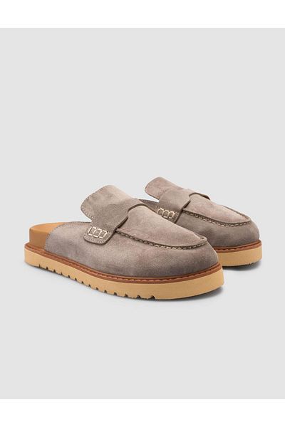 Cabani Papuci de damă 100% piele naturală din piele intoarsa