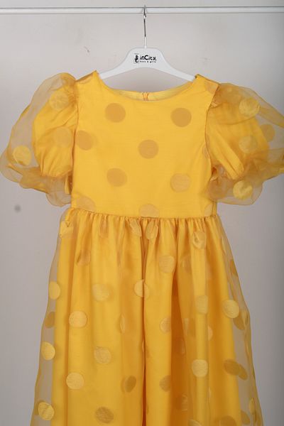 incity Girl's Polka Dot Tulle Dress