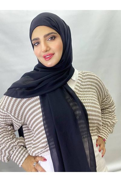 ALADİYAR Bonelli Chiffon Shawl
