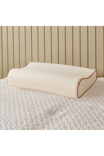 Evidea Soft Neck Supported Visko Pillow - White - 39X60 cm