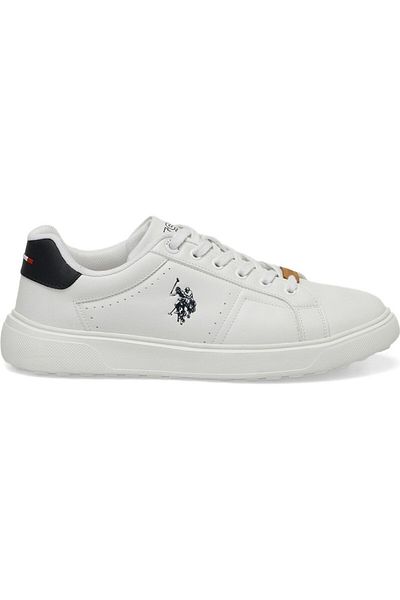U.S. Polo Assn. Ανδρικό λευκό πάνινο πάνινο σόλας πισίνας Scarce