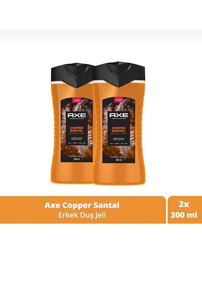 Axe Premium Collection Shower Gel Copper Santal 3 in 1 Body Hair Face 300 ml