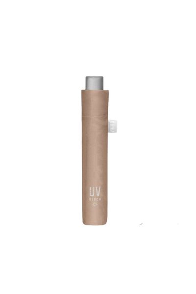 Perletti Extra slim umbrella, UV50+, Perletti, taupe beige color