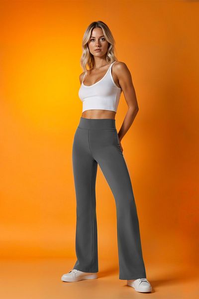 DARK SEER Ds Sora Smoked Spanish Leggings Comfortable Fit, High Waist, Gathering and Stretch