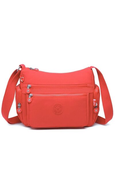 SMART BAGS Smartbags Krinkıl Kumaş Kadın Çapraz Çanta 1115 Narçiçeği