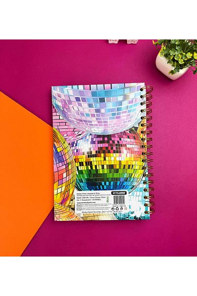 Gift Moda Agenda vorbitoare cu design de bile discoteca aurite