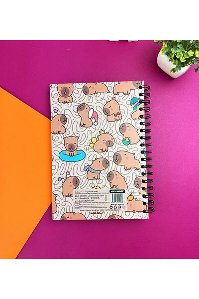 Gift Moda Agenda vorbitoare cu design Capybara Mood