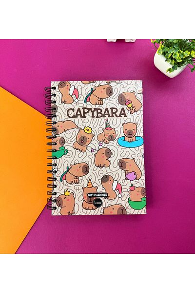 Gift Moda Agenda vorbitoare cu design Capybara Mood